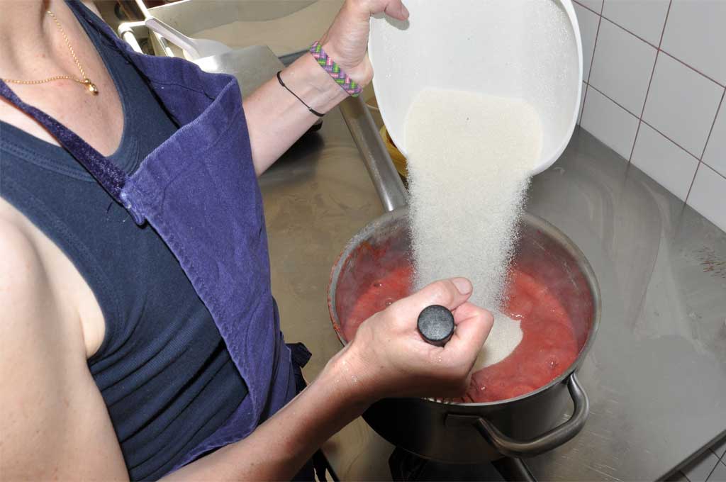 Fabrication des pâtes de fruit