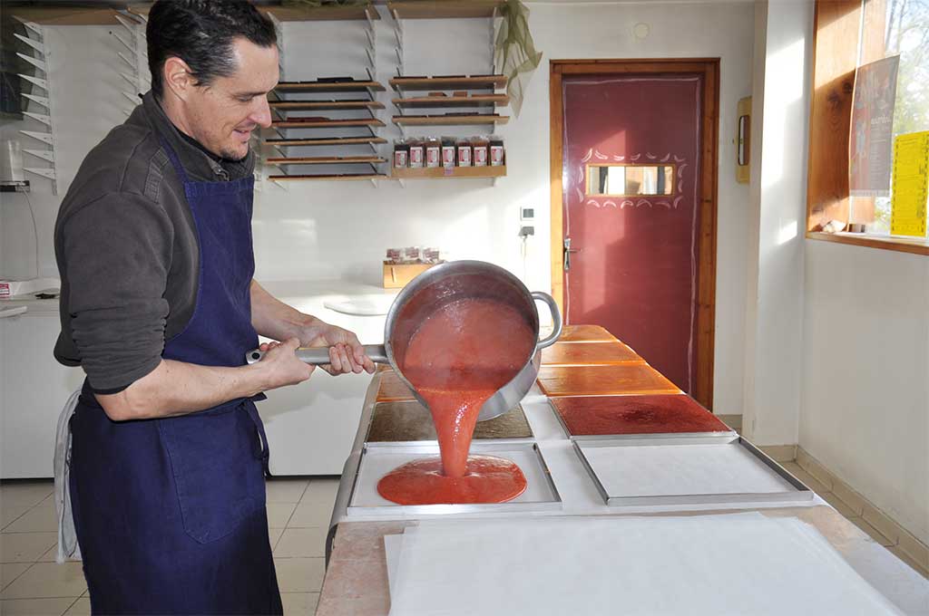 Fabrication des pâtes de fruit